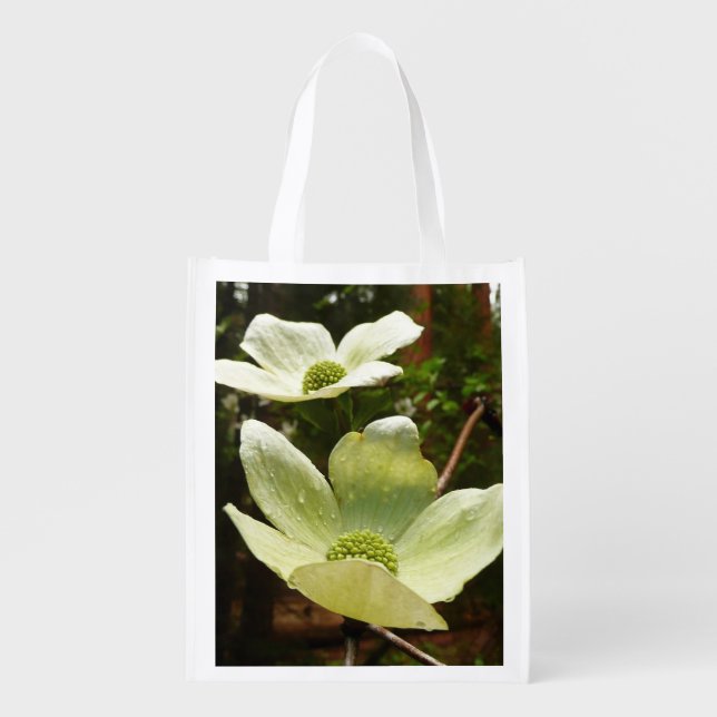 Dogwoods and Redwoods in Yosemite National Park Grocery Bag (Front)
