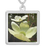 Dogwoods and Redwoods in Yosemite National Park Silver Plated Necklace