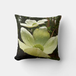 Dogwoods and Redwoods in Yosemite National Park Throw Pillow