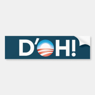 d'oh! bumper sticker