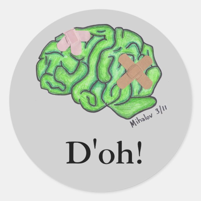 "D'oh!" stickers (Front)