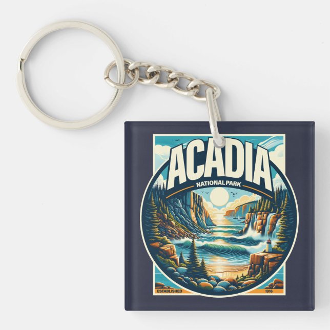 Doha Qatar Arabia Peninsula Keychain (Front)