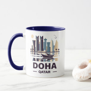 Doha Qatar Arabia Peninsula Mug