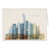 Doha, Qatar | City Skyline (Front Horizontal)