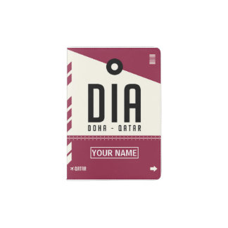 Doha - Qatar - Personalized Passport Holder