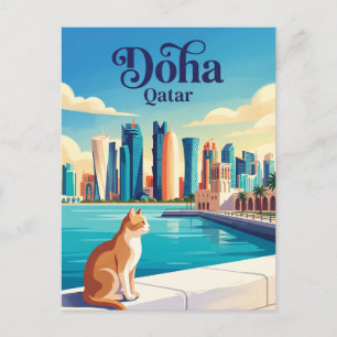 Doha Qatar Postcard