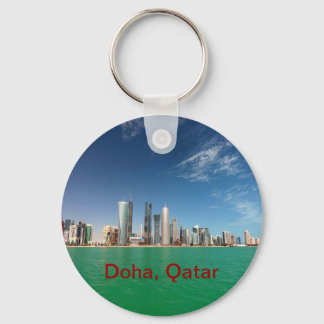 Doha Skyline, 2011 Keychain