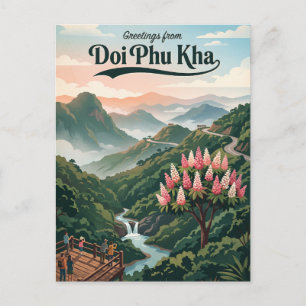 Doi Phu Kha National Park Thailand Postcard