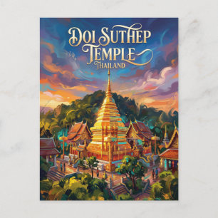 Doi Suthep Thailand Postcard