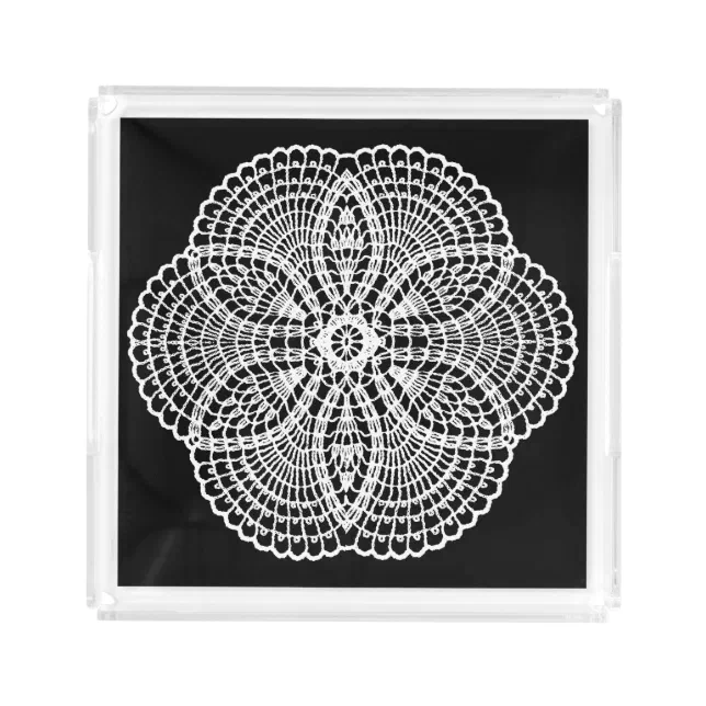 SandraFosterDesigns Doily Art Tray