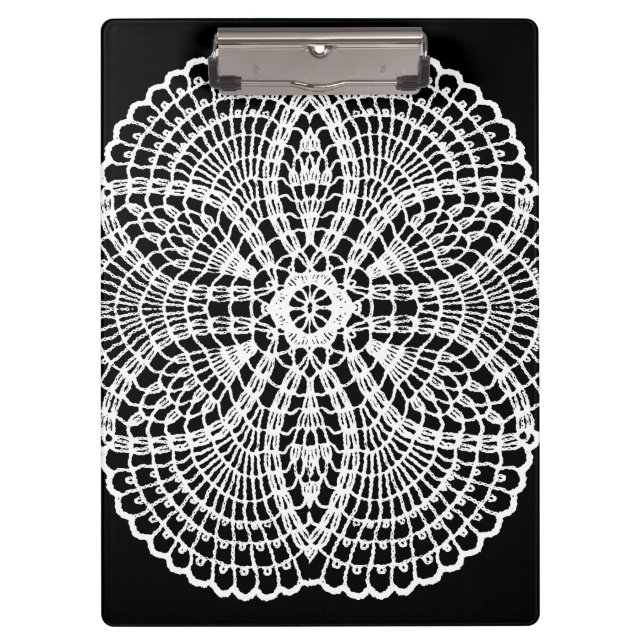 Doily Art Clipboard (Front)