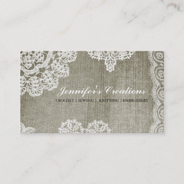 Doily Business Card (Front)