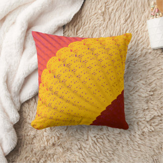 Doily, Fan Throw Pillow