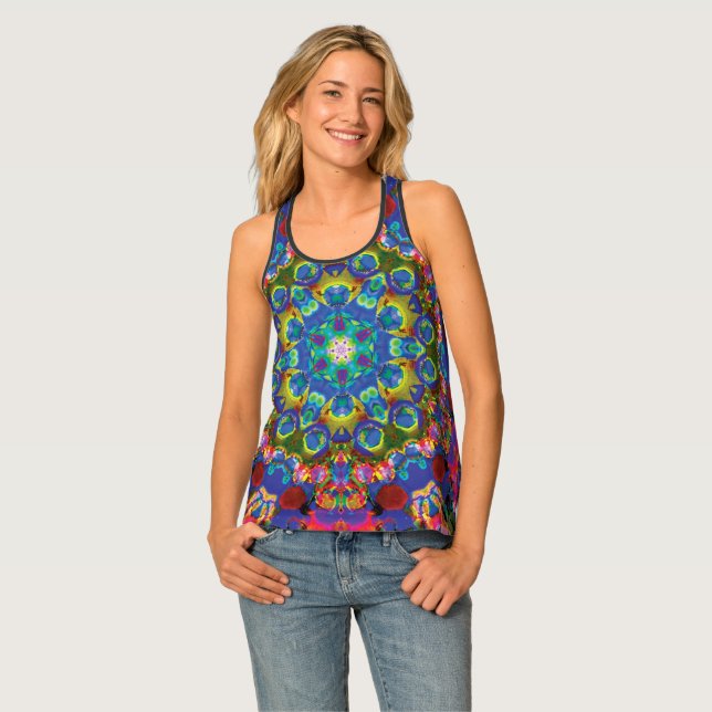 Doily Racer Back Tank Top (Front Full)