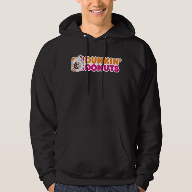 Doin' Donuts - Funny Racing & Drift Car Enthusiast Hoodie (Front)