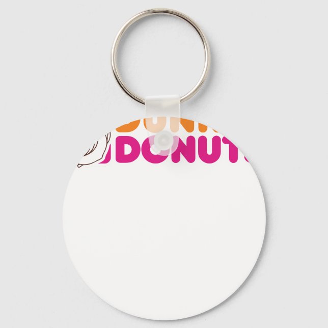 Doin' Donuts - Funny Racing & Drift Car Enthusiast Keychain (Front)