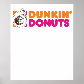 Doin' Donuts - Funny Racing & Drift Car Enthusiast Poster