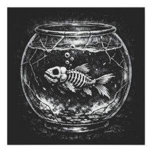 "Doing Great" - Goldfish by BurnsInHell Poster