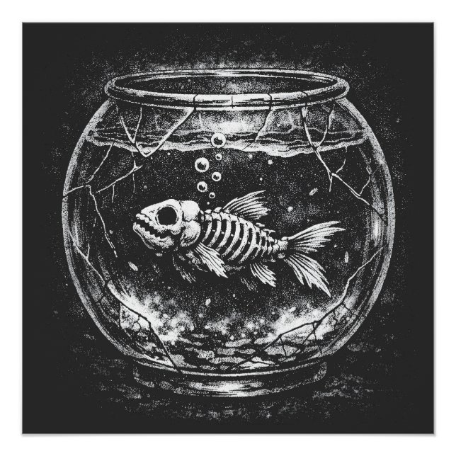 "Doing Great" - Goldfish by BurnsInHell Poster (Front)