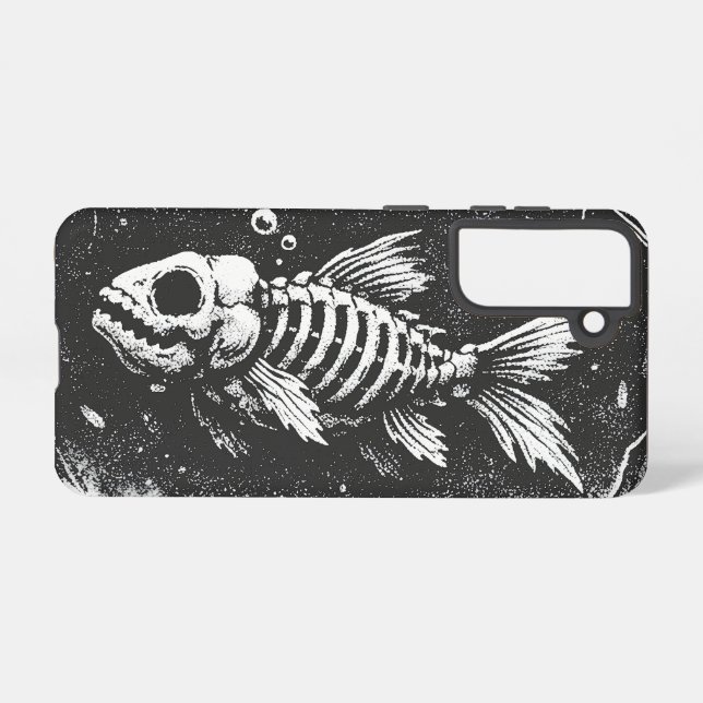 "Doing Great" - Goldfish by BurnsInHell Samsung Galaxy Case (Back Horizontal)