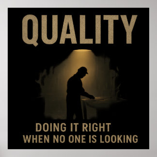 Doing It Right - Quality Engineer Motivation Poster