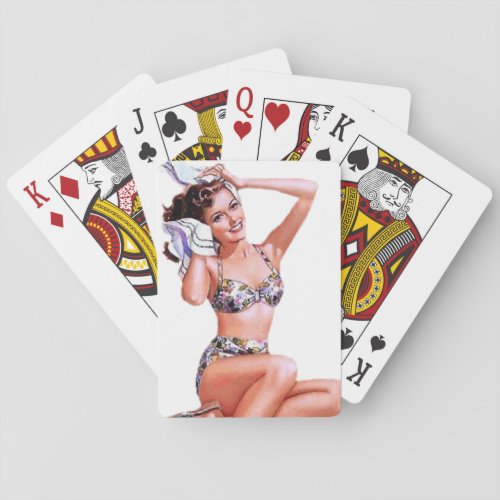 Doing the Do Pin Up Playing Cards
