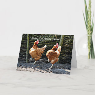 Doing the Hokey Pokey, The Hokey Pokey Chickens, Card