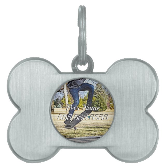 Doing The Ollie Painterly Pet ID Tag (Front)