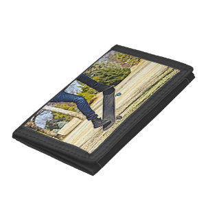 Doing The Ollie Painterly Tri-fold Wallet