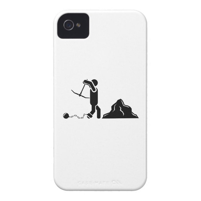 Doing Time Pictogram iPhone 4 Case