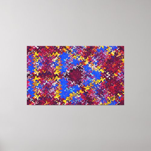 Doja Cat Drip Paint Action Abstract Canvas Print