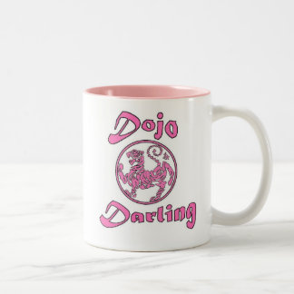 Dojo Darling Mug-Pink 2 tone Two-Tone Coffee Mug