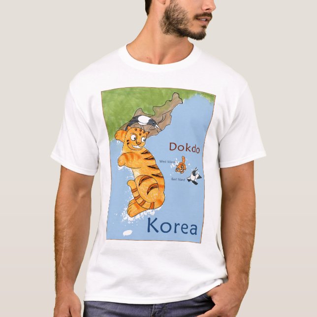 Dokdo, Korea T-Shirt (Front)