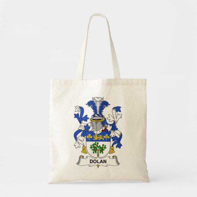 Dolan Coat of Arms  Family Crest  Tote Bag (Front)