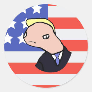 Doland Tremp Ultimate Meme (USA) Classic Round Sticker