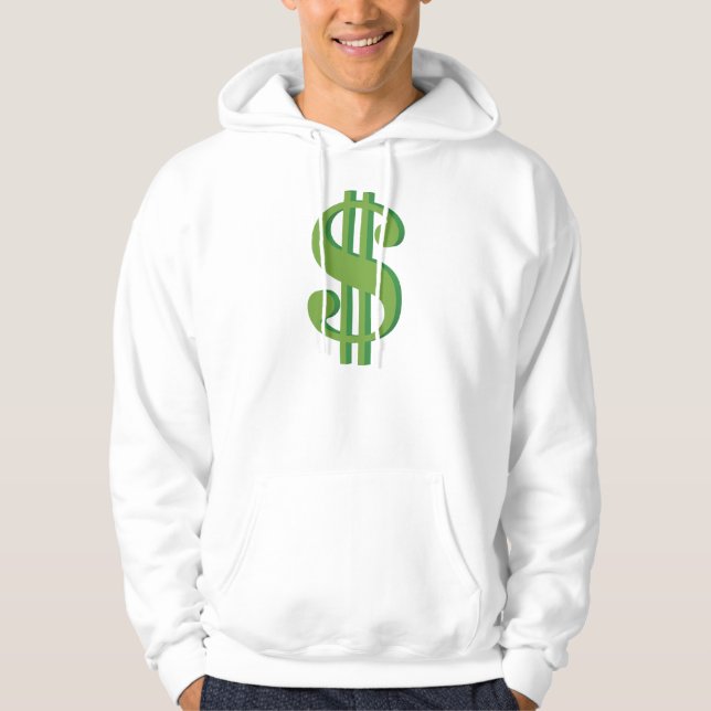 Dolar, sign, 3D Hoodie (Front)