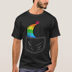 Dolce And Banana  Banana Rainbow  Chest Bag T-Shirt