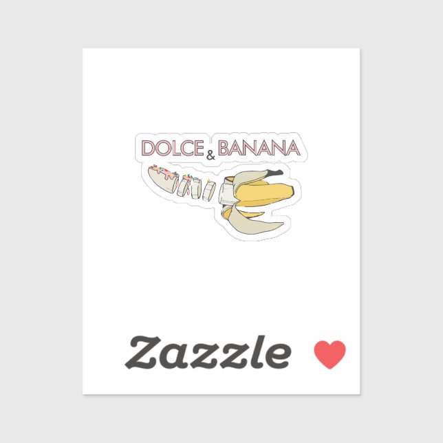 Dolce and banana sticker (Sheet)