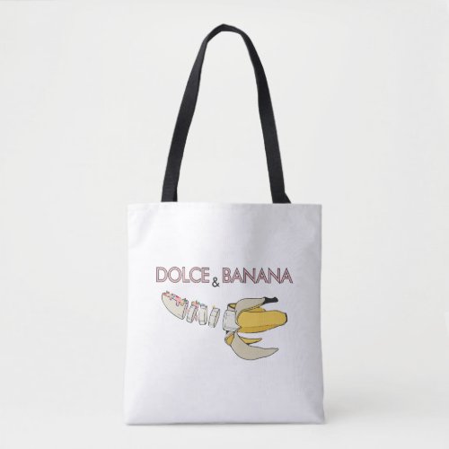 Dolce and banana tote bag