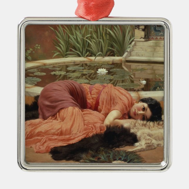 Dolce Far Niente, 1904 Metal Ornament (Front)