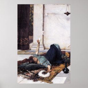 DoLCE FaR NiENTE, by John William Waterhouse -1879 Poster