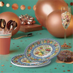 Dolce &amp; Gabbana Sicilian Cart Whimsy Paper Plate
