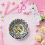 Dolce &amp; Gabbana Sicilian Cart Whimsy Paper Plate Paper Bowls