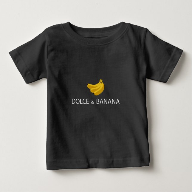 Dolce und Banana- Geschenkidee Baby T-Shirt (Front)