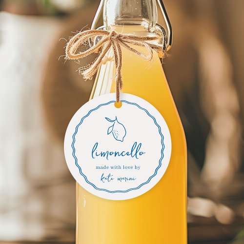 Dolce Vita Handwritten Limoncello Tags