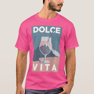 Dolce Vita Painting Italia Mountains Hiking Spritz T-Shirt