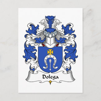 Dolega Family Crest Postcard