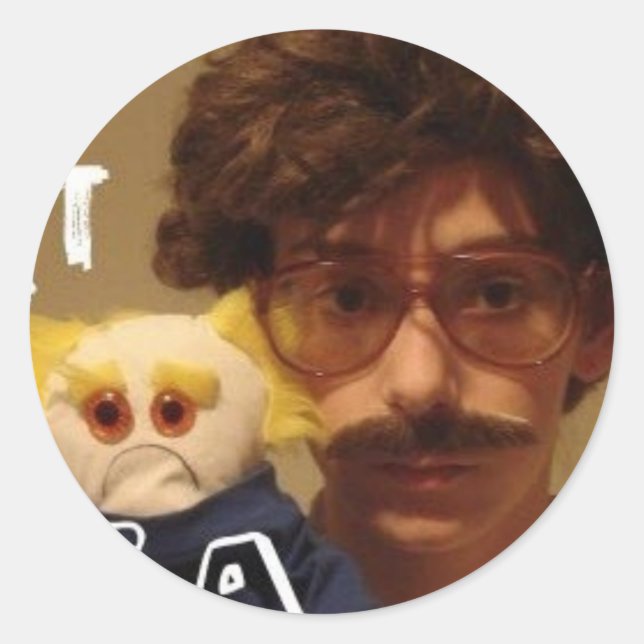 Dolf & Albert Africa CLOSE Classic Round Sticker (Front)