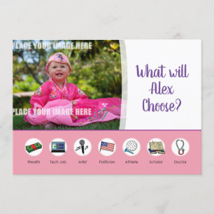 Doljabi Doljanchi Dol Korean 1st First birthday Invitation