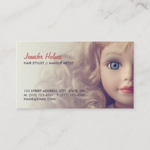 Doll Beauty Hair Salon business card